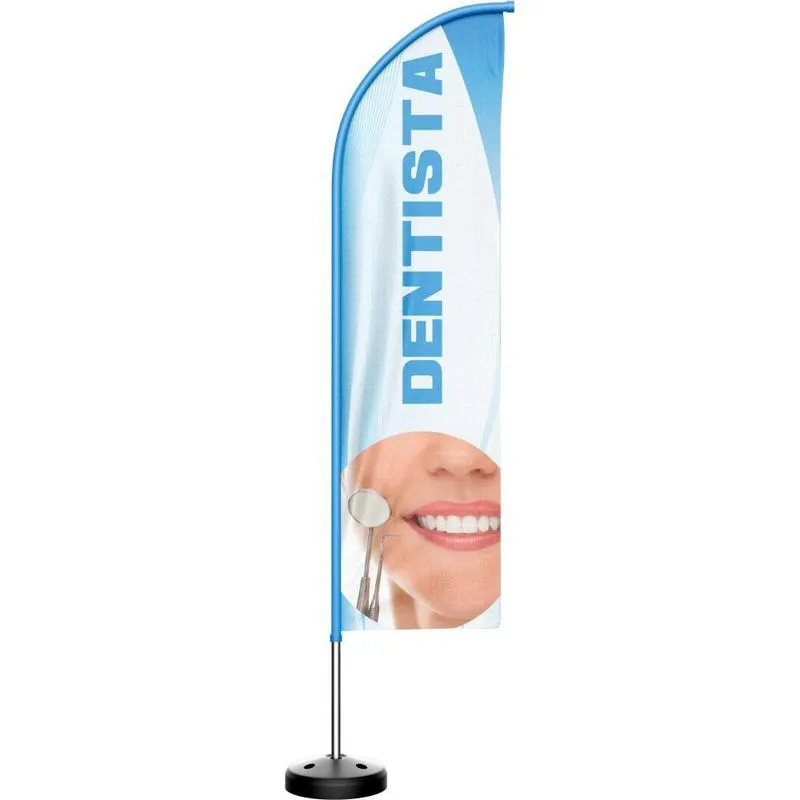Wind Banner Grande Kit Completo Dupla Face Vários Modelos