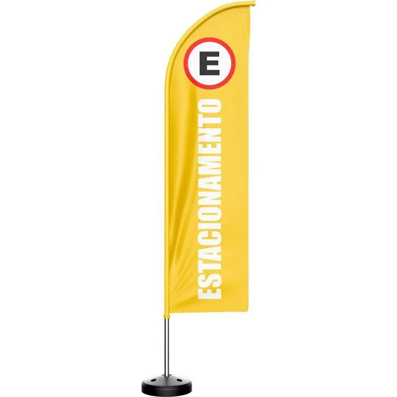 Wind Banner Grande Kit Completo Dupla Face Vários Modelos Faca