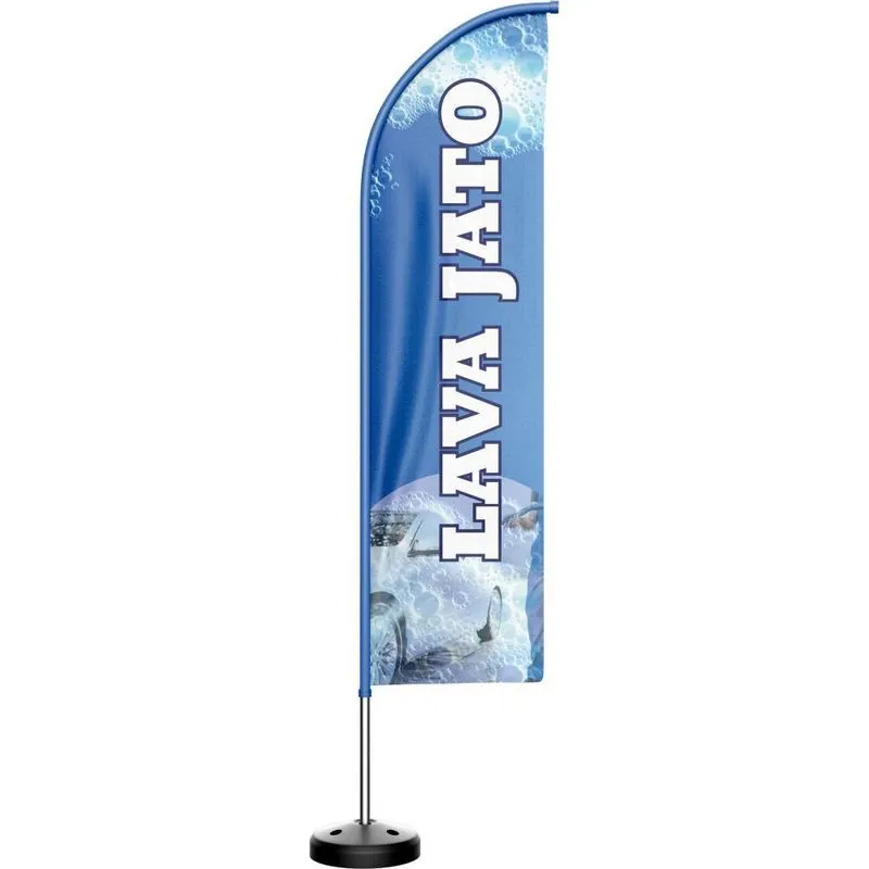 Wind Banner Grande Kit Completo Dupla Face Vários Modelos