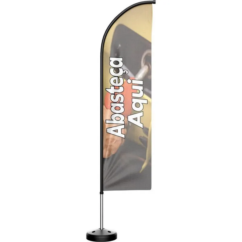 Wind Banner Grande Kit Completo Dupla Face Vários Modelos