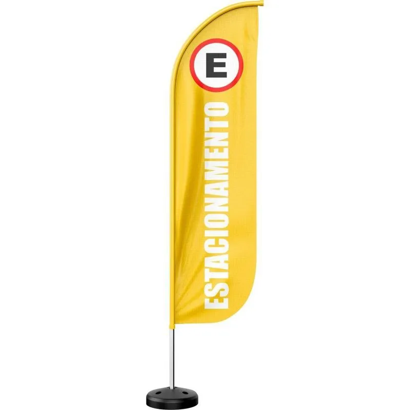 Wind Banner Grande Kit Completo Dupla Face Vários Modelos