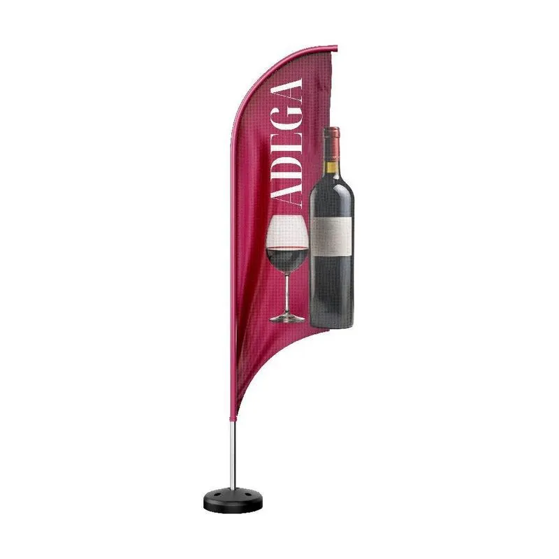 Wind Banner 3d Kit Completo Dupla Face Modelo Vela Temas