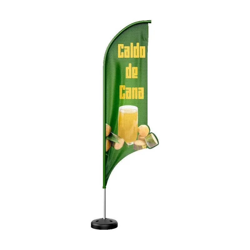 Wind Banner 3d Kit Completo Dupla Face Modelo Vela Temas
