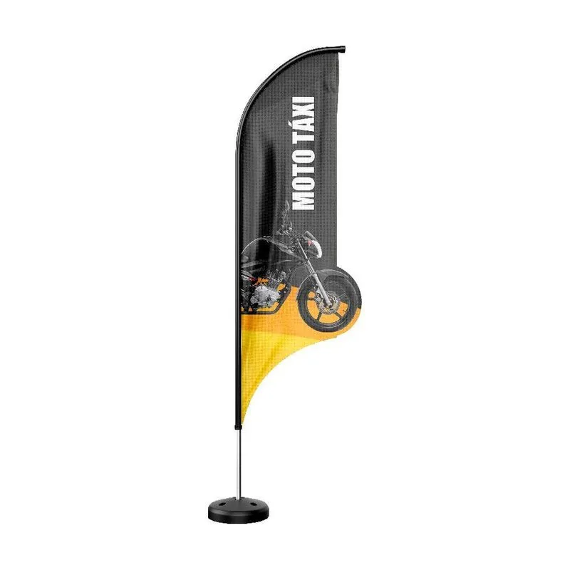 Wind Banner 3d Kit Completo Dupla Face Modelo Vela Temas
