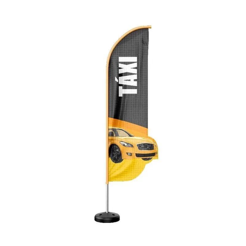 Wind Banner 3d Kit Completo Dupla Face Modelo Pena Temas