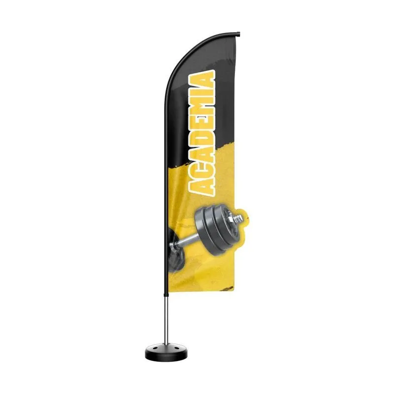 Wind Banner 3d Kit Completo Faca Dupla Face Vários Temas