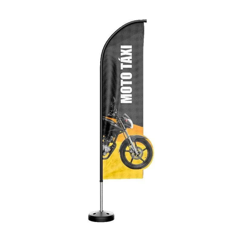 Wind Banner 3d Kit Completo Faca Dupla Face Vários Temas
