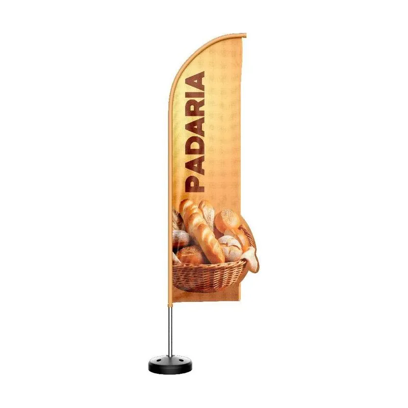 Wind Banner 3d Kit Completo Faca Dupla Face Vários Temas