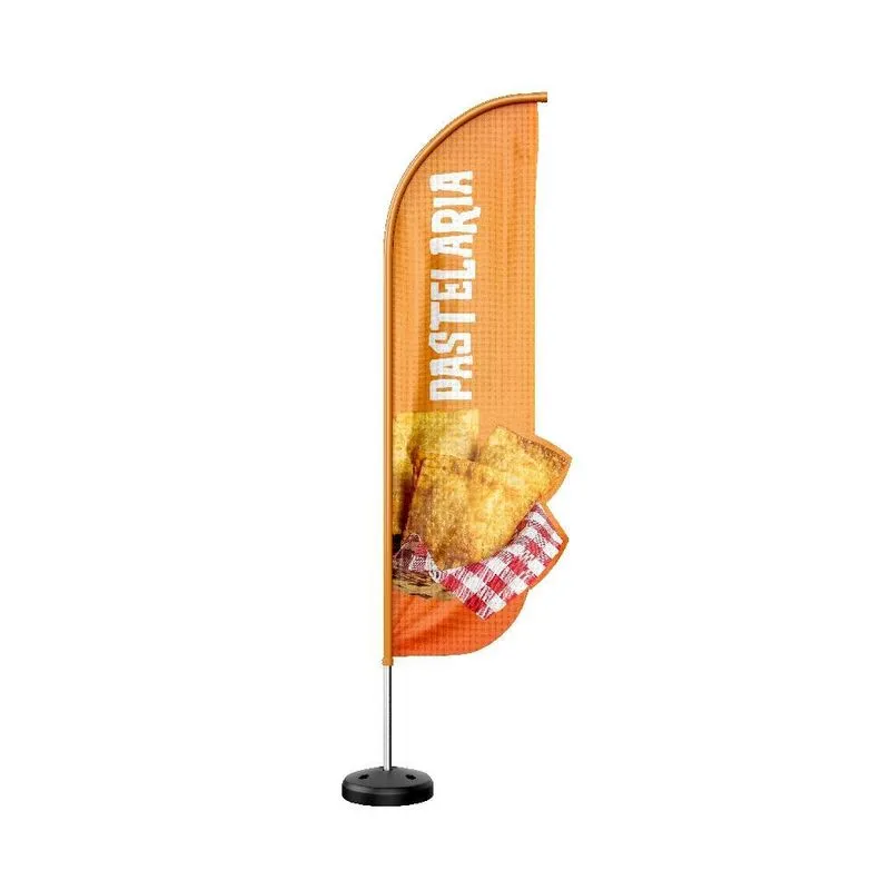 Wind Banner 3d Kit Completo Pastelaria Dupla Face