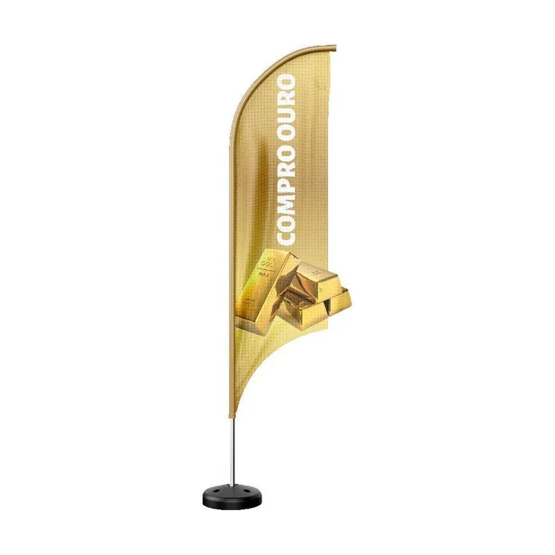 Wind Banner 3d Kit Completo Compro Ouro Dupla Face Modelos