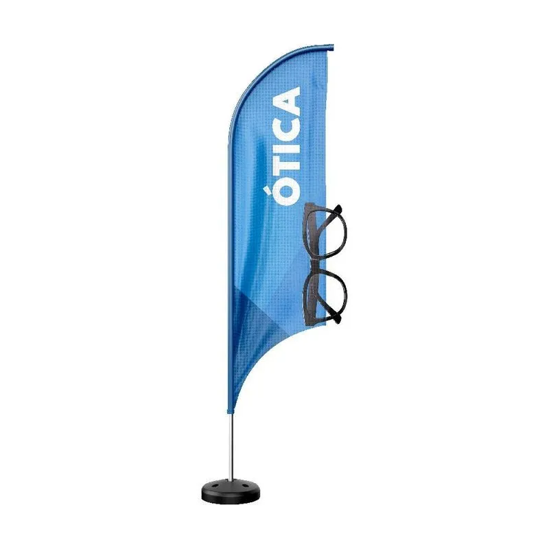 Wind Banner 3d Kit Completo Ótica Dupla Face