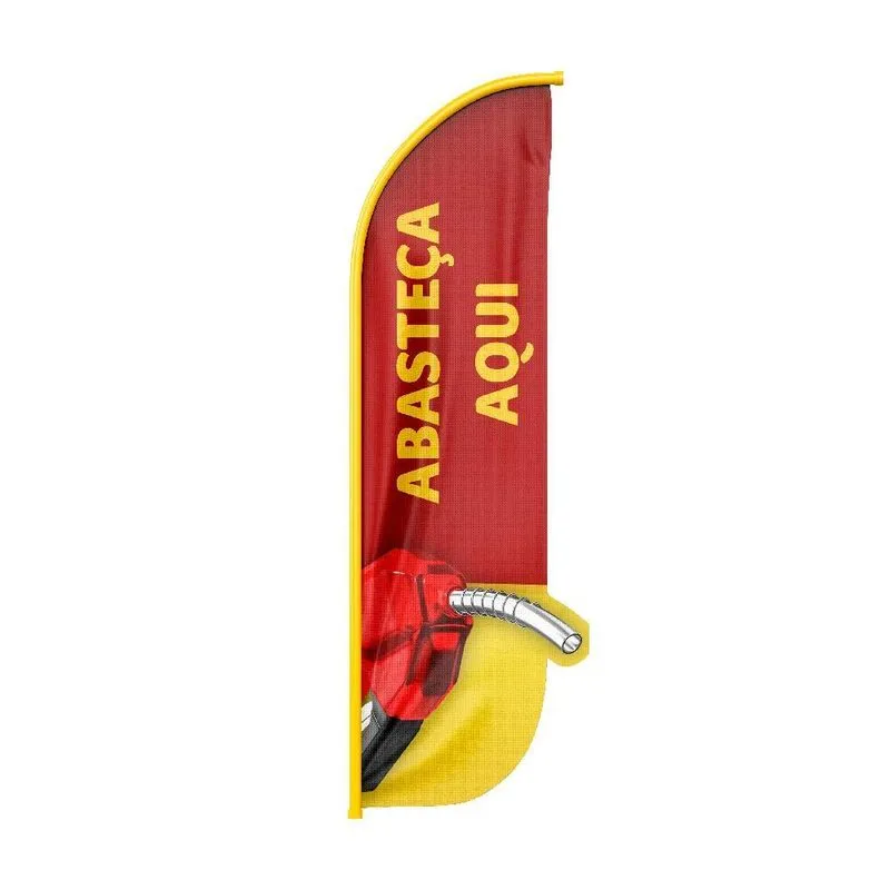Wind Banner 3d Pena Dupla Face Somente Tecido 170x70cm