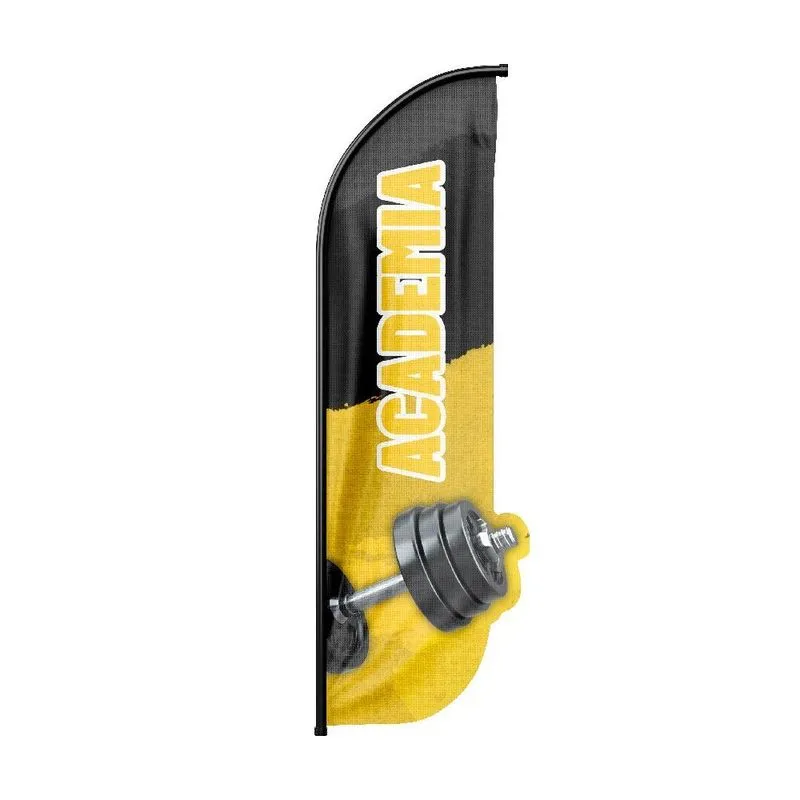 Wind Banner 3d Pena Dupla Face Somente Tecido 170x70cm