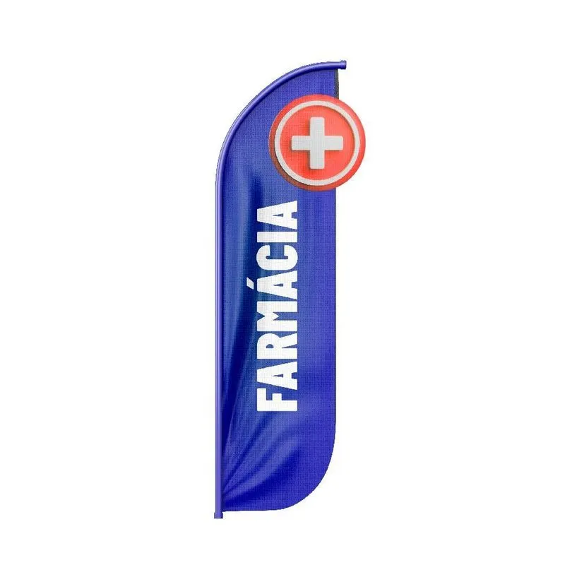 Wind Banner 3d Pena Dupla Face Somente Tecido 170x70cm