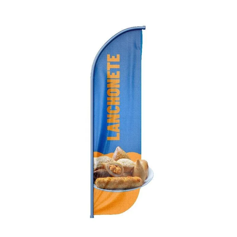 Wind Banner 3d Pena Dupla Face Somente Tecido 170x70cm