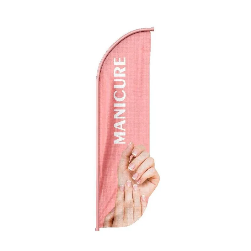 Wind Banner 3d Pena Dupla Face Somente Tecido 170x70cm