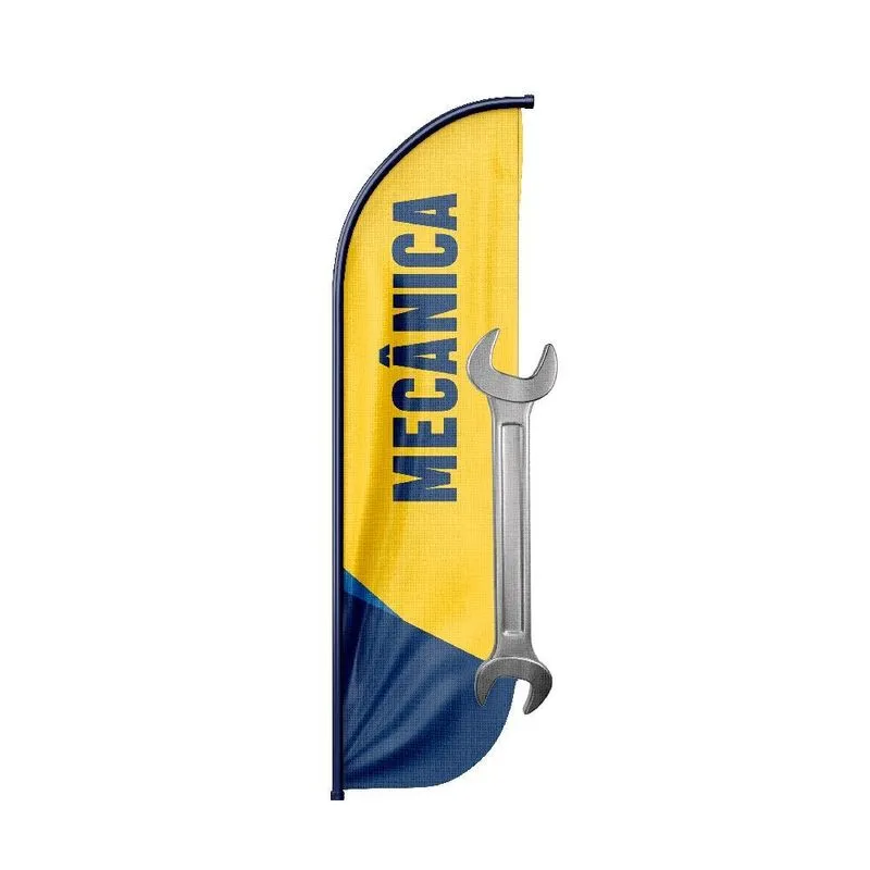 Wind Banner 3d Pena Dupla Face Somente Tecido 170x70cm