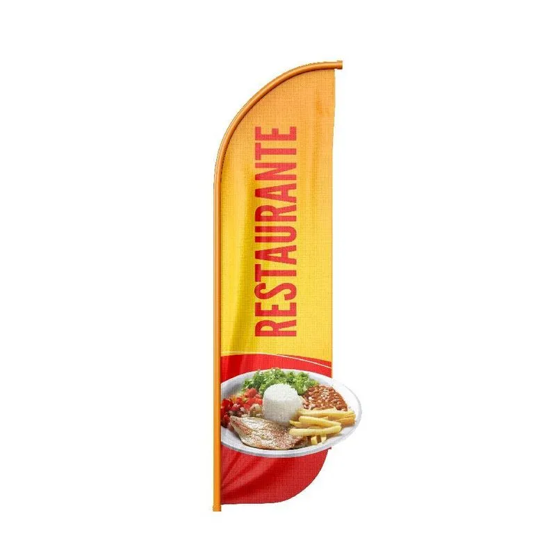 Wind Banner 3d Pena Dupla Face Somente Tecido 170x70cm