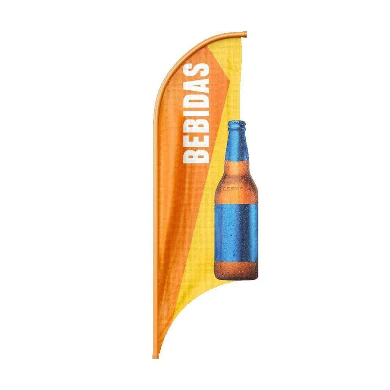 Wind Banner 3d Vela Dupla Face Somente Tecido 170x70cm