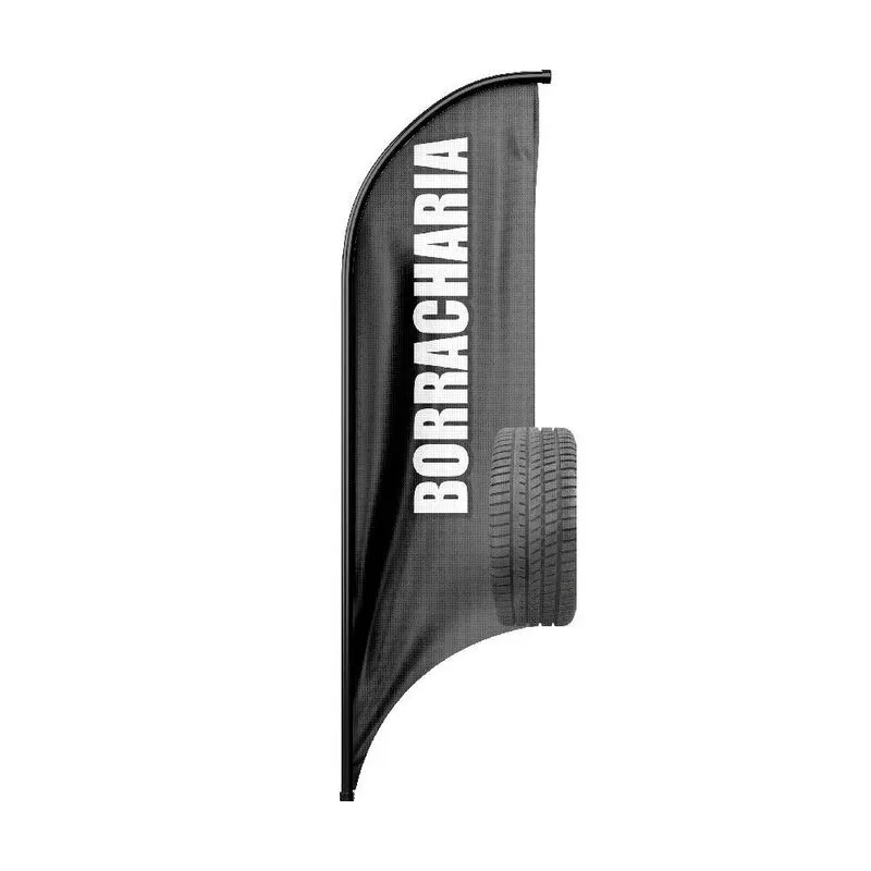 Wind Banner 3d Vela Dupla Face Somente Tecido 170x70cm