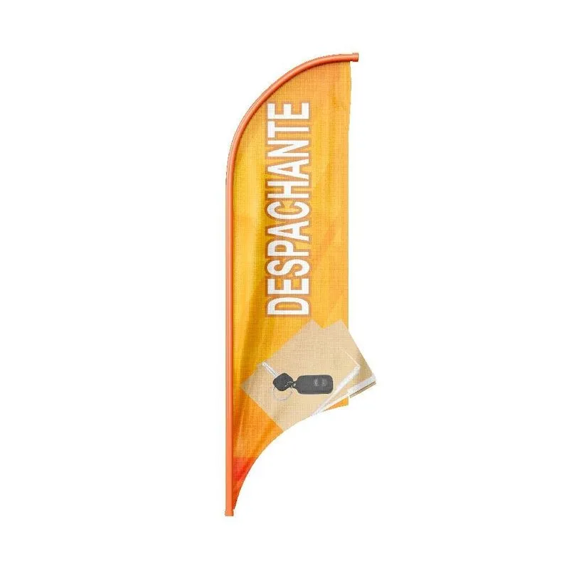 Wind Banner 3d Vela Dupla Face Somente Tecido 170x70cm