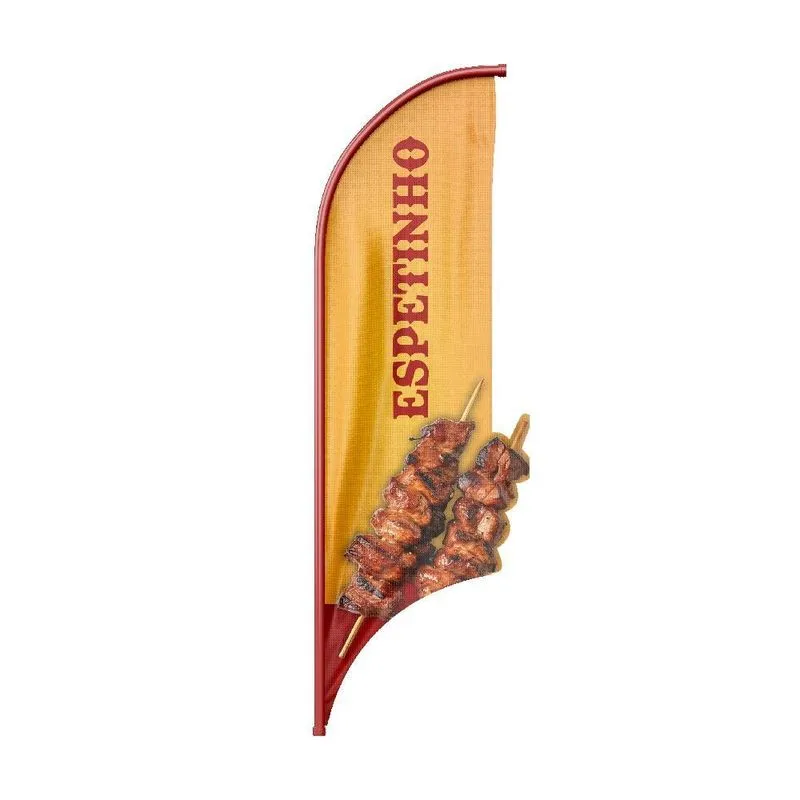 Wind Banner 3d Vela Dupla Face Somente Tecido 170x70cm