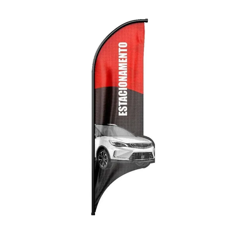 Wind Banner 3d Vela Dupla Face Somente Tecido 170x70cm
