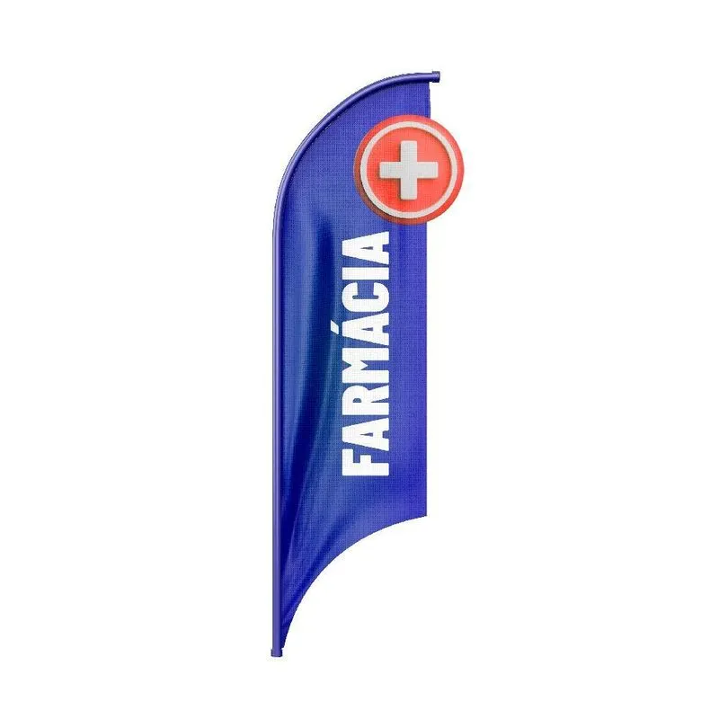 Wind Banner 3d Vela Dupla Face Somente Tecido 170x70cm