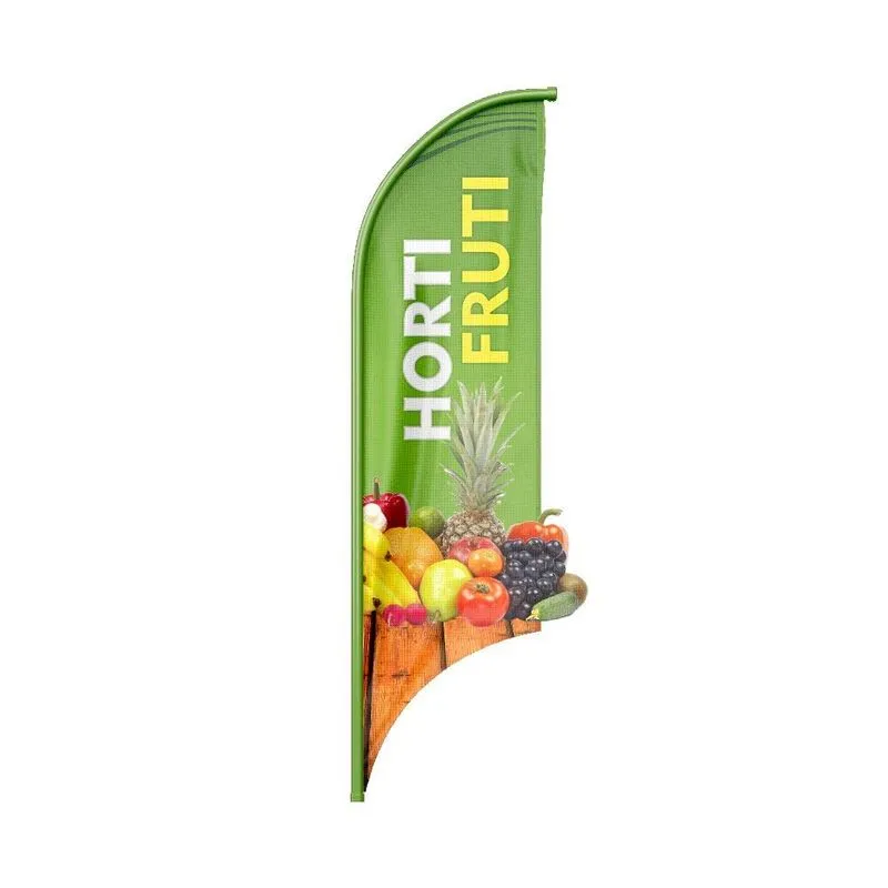 Wind Banner 3d Vela Dupla Face Somente Tecido 170x70cm