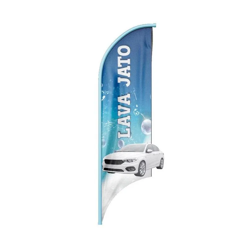 Wind Banner 3d Vela Dupla Face Somente Tecido 170x70cm