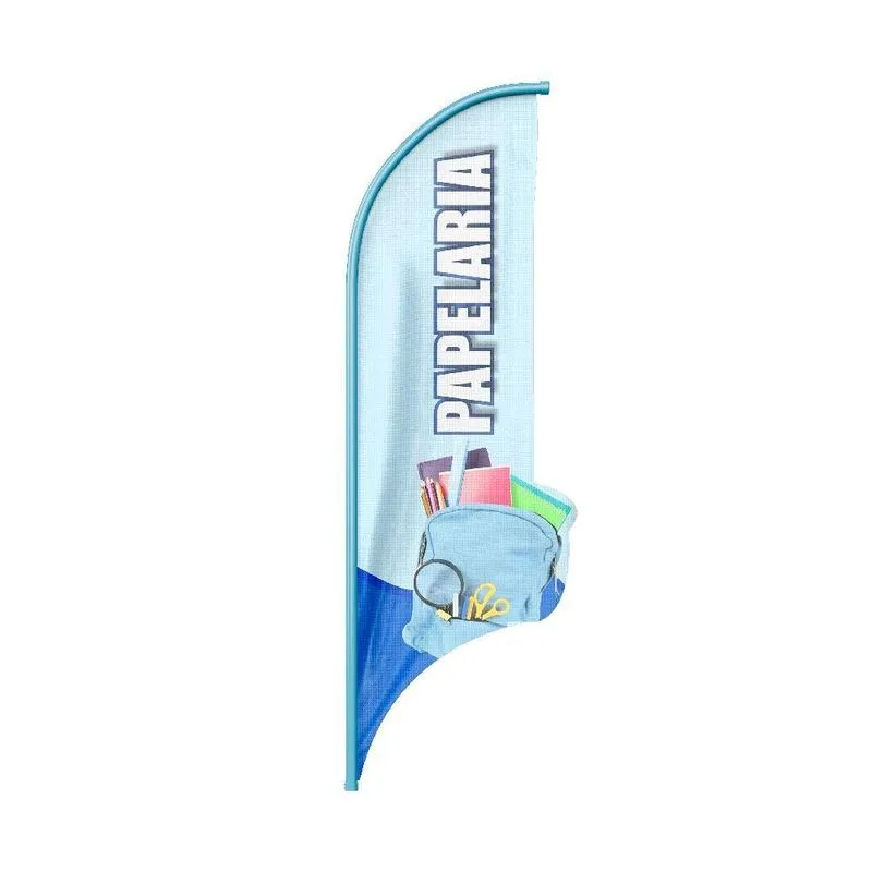 Wind Banner 3d Vela Dupla Face Somente Tecido 170x70cm