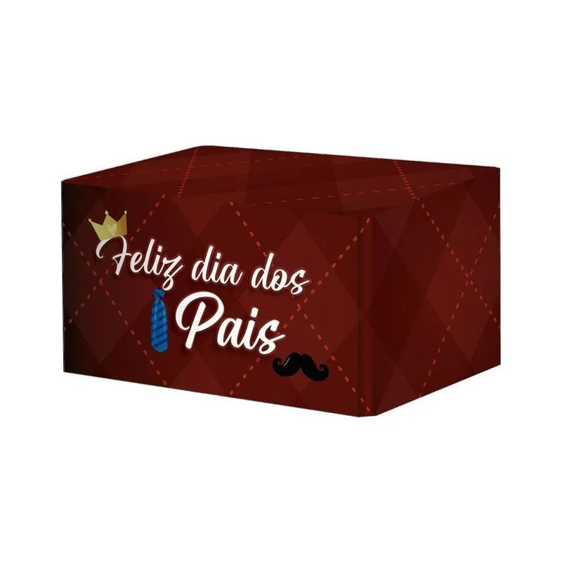 Capa De Mesa Dia Dos Pais Em Tecido Sublimado Veste Fácil