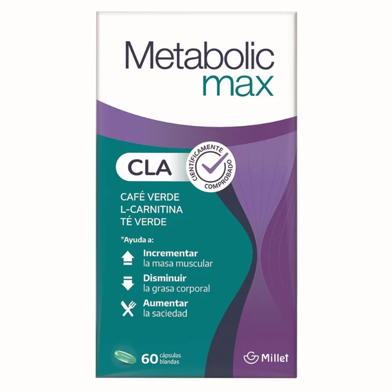 Suplemento Dietario Metabolic Cla Max x 60 Cáps