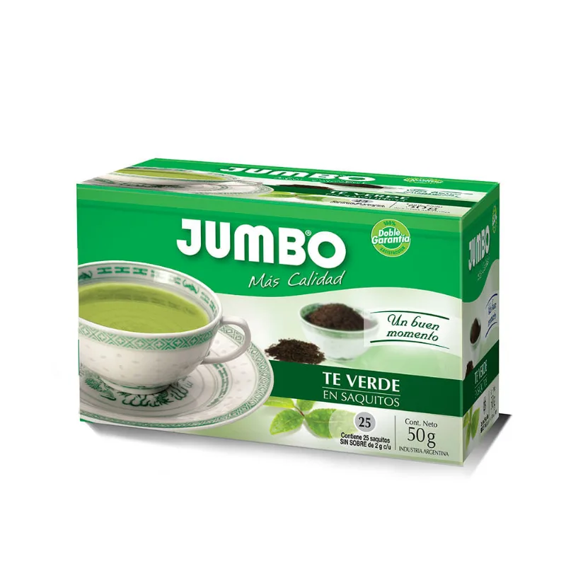 Té Verde Jumbo - 25 Saquitos
