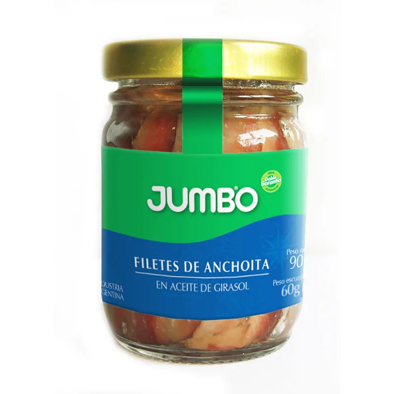 Filete De Anchoitas En Aceite Jumbo 90 Gr