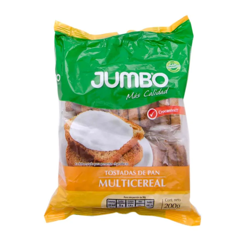 Tostadas Con Gluten Multicereal 200 Gr
