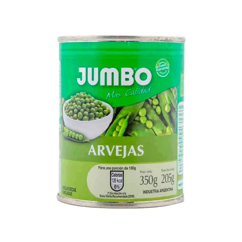 Arvejas Jumbo 350 Gr