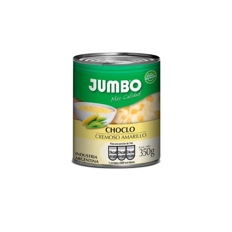 Choclo Cremoso Amarillo Jumbo 350 Gr