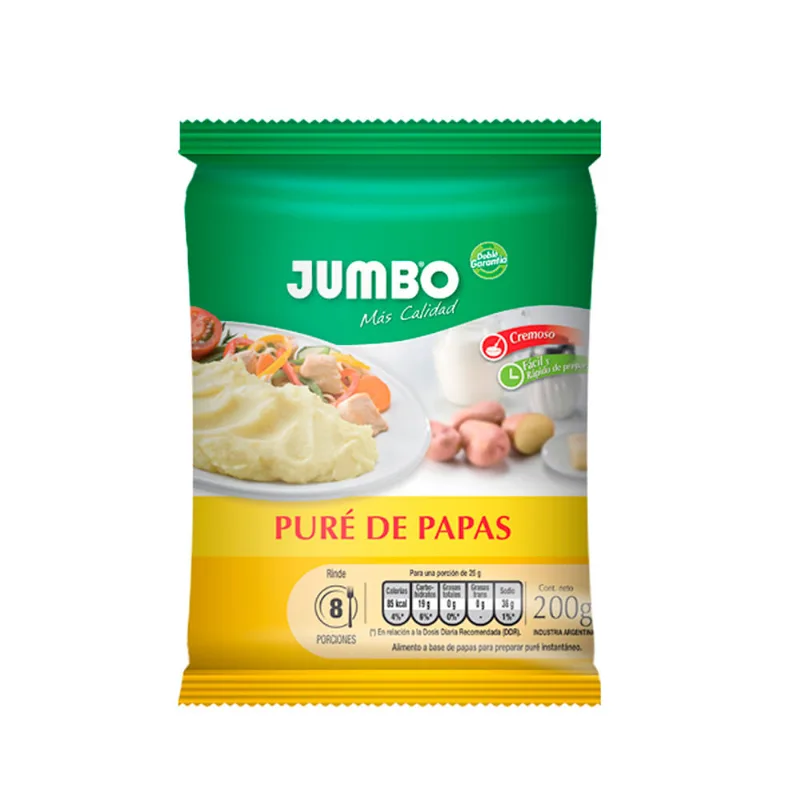 Pure De Papas Jumbo Puré De Papas Jumbo 200 Gr