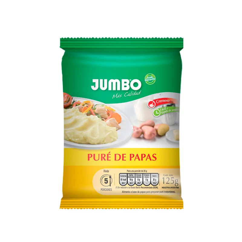 Pure De Papas Jumbo Puré De Papas Jumbo 125 Gr