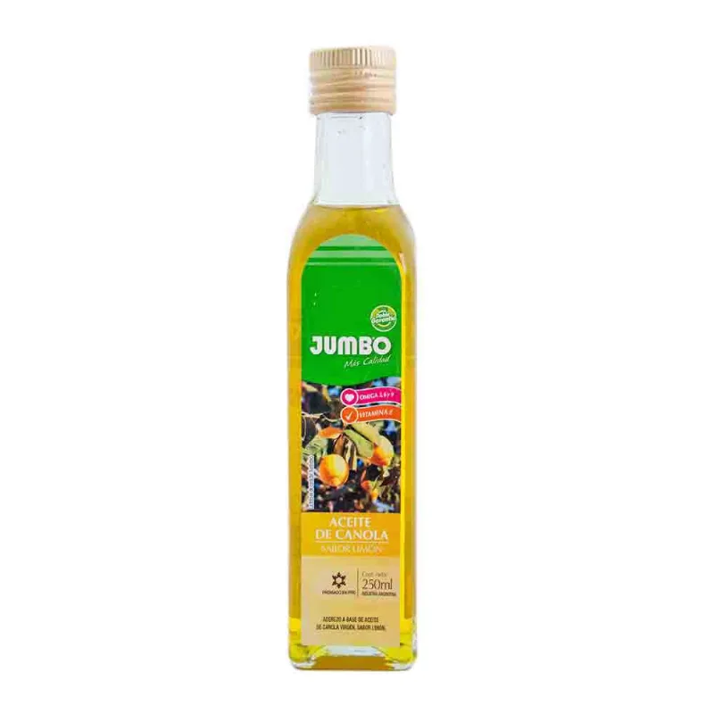 Aceite De Canola Jumbo Limón 250 Ml