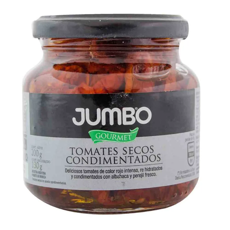 Tomate Secos Condimentados Jumbo Gourmet Tomates Secos Jumbo Gourmet Condimentados 210 Gr
