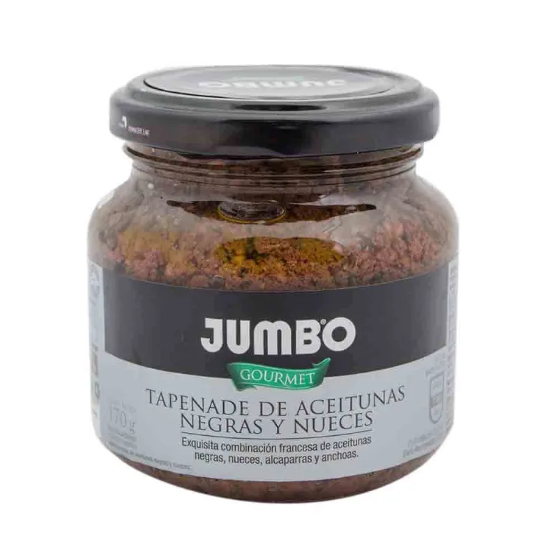 Tapenade De Aceitunas Negras Con Nueces Jumbo Gourmet Tapenade De Aceitunas Negras Con Nueves Jumbo Gourmet 170 Gr