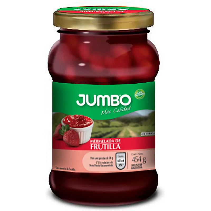 Mermelada Tradicional De Frutilla Jumbo Mermelada Tradicional Jumbo Frutilla 454 Gr