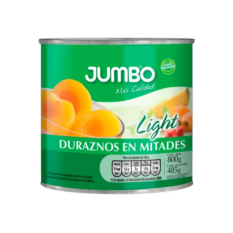 Duraznos Diéteticos Jumbo Duraznos Dietéticos Jumbo 820 Gr