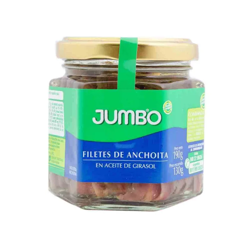 Filet De Anchoas Jumbo Filete De Anchoas Jumbo 190 Gr