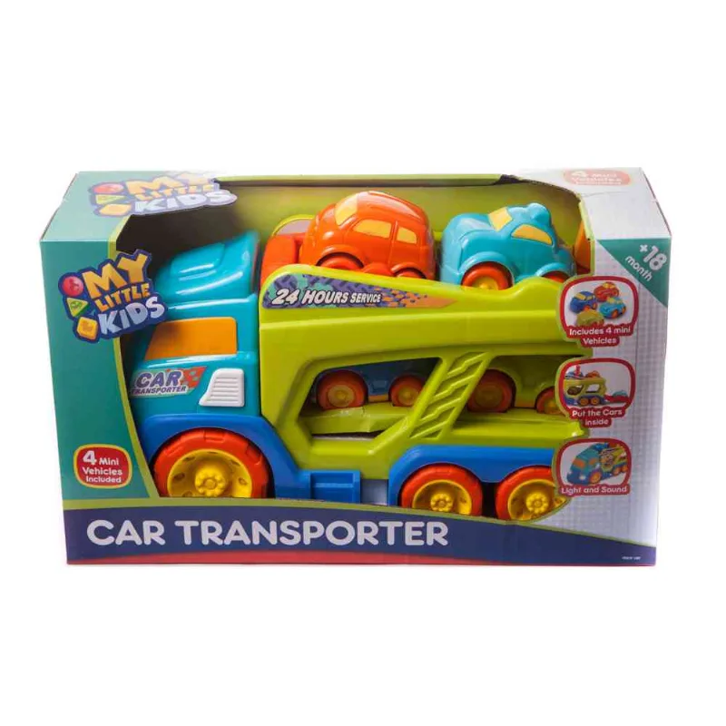 Camion Transportador De 4 Autos My Little Kids-s/e-un.-1