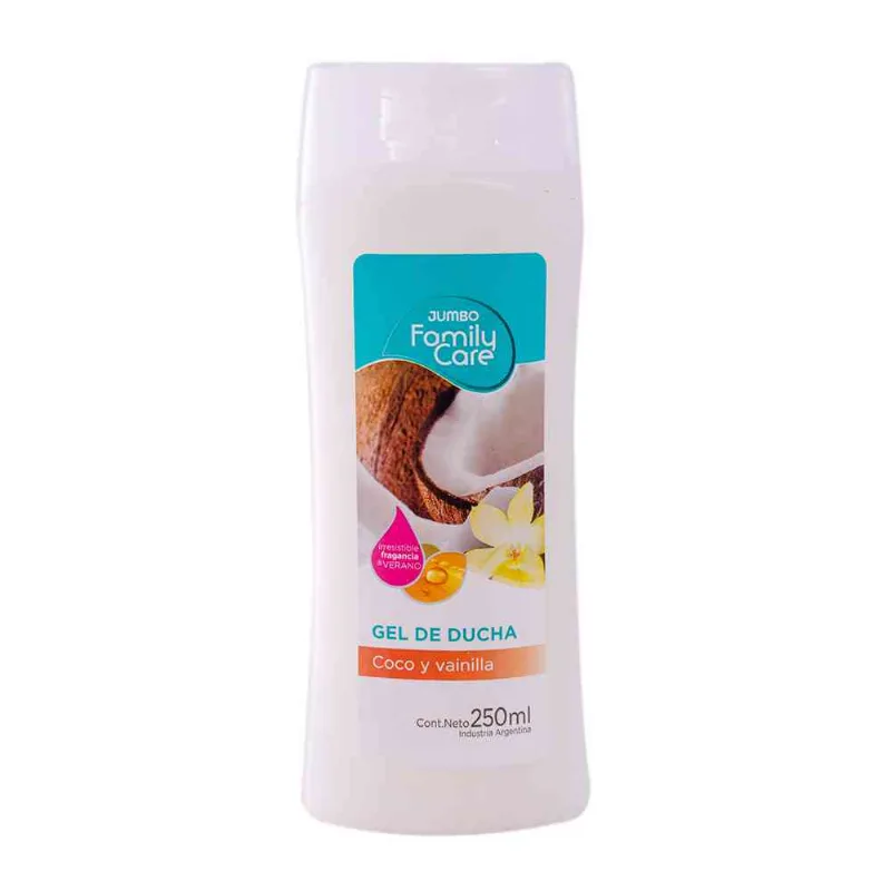 Gel De Ducha Jumbo Family Care Coco Y Vainilla 250 Ml