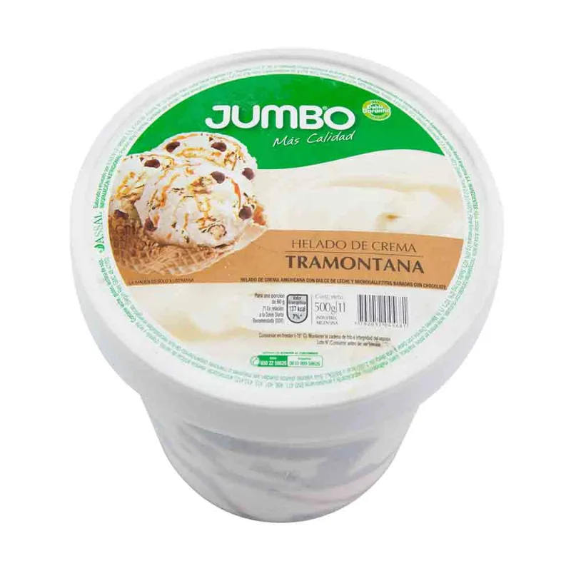 Helado Jumbo De Tramontana 1 L
