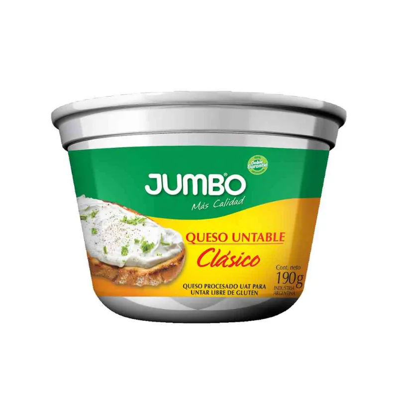 Queso Untable Jumbo Clásico 190 Gr